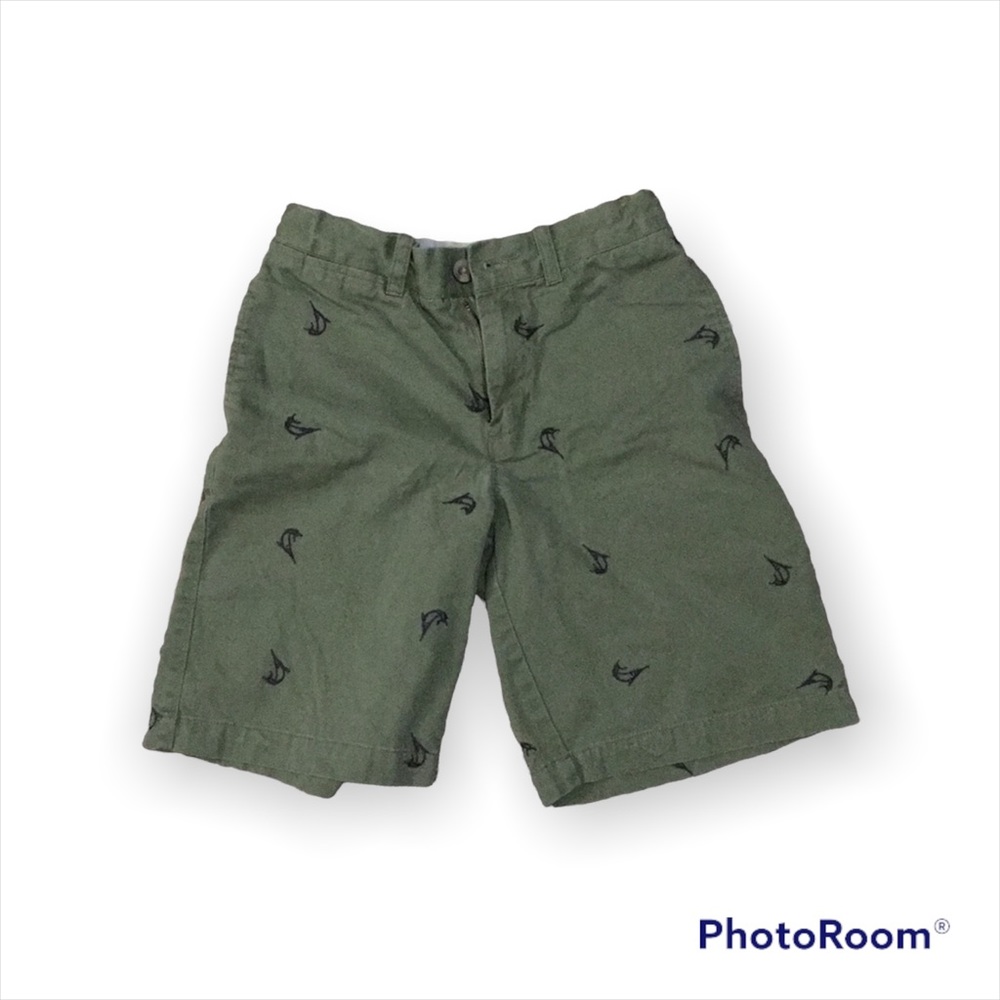 LLBean boys embroidered shorts
